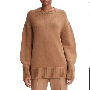 Vince Oversize Balloon Sleeve Wool & Cashmere Sweater
MINK, Size Large NWT